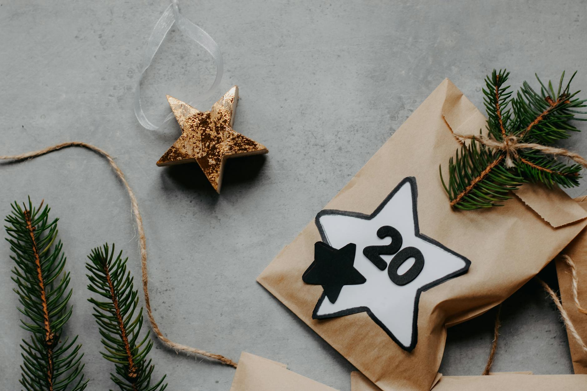 christmas ball and bag